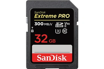 Carte Extreme PRO SDHC UHS-Il 32GB Bon état SanDisk reconditionné disponible sur Darty