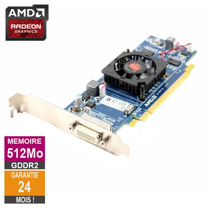 Carte graphique AMD Radeon HD 6350 512Mo GDDR2 PCI-e DMS-59 ATI-102-C09003 637995-001 Reconditionné Advanced Micro Devices reconditionné disponible sur Cdiscount Seconde Vie