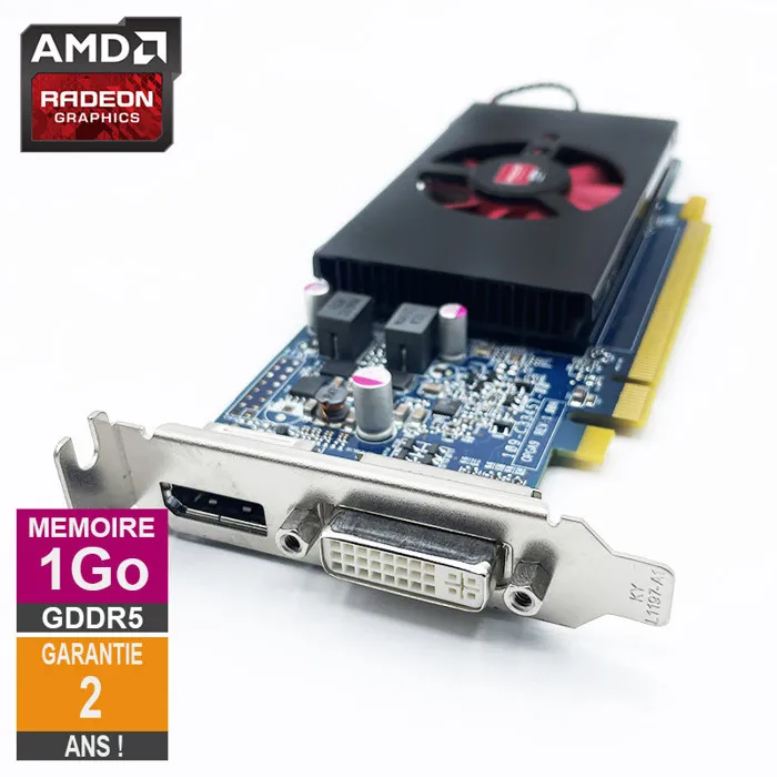 Carte graphique AMD Radeon HD 7570 1Go GDDR5 DVI DP Low Profile 113-C3340200-105 Reconditionné Advanced Micro Devices reconditionné disponible sur Cdiscount Seconde Vie