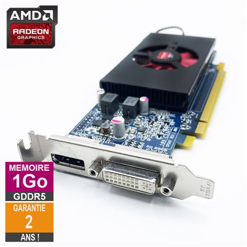 Carte graphique AMD Radeon HD 7570 1Go GDDR5 DVI DP Low Profile 113-C3340200-105 État correct N/A reconditionné disponible sur Fnac