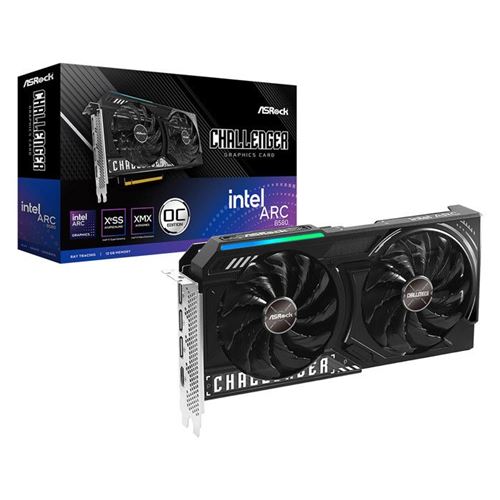 Carte Graphique ASRock ARC B580 Challenger 12Go OC - B580/12Go/HDMI/DP État correct N/A reconditionné disponible sur Fnac