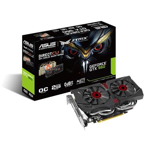 Carte graphique Asus Strix GTX 960 DC2OC 2 Go État correct Asus reconditionné disponible sur Fnac