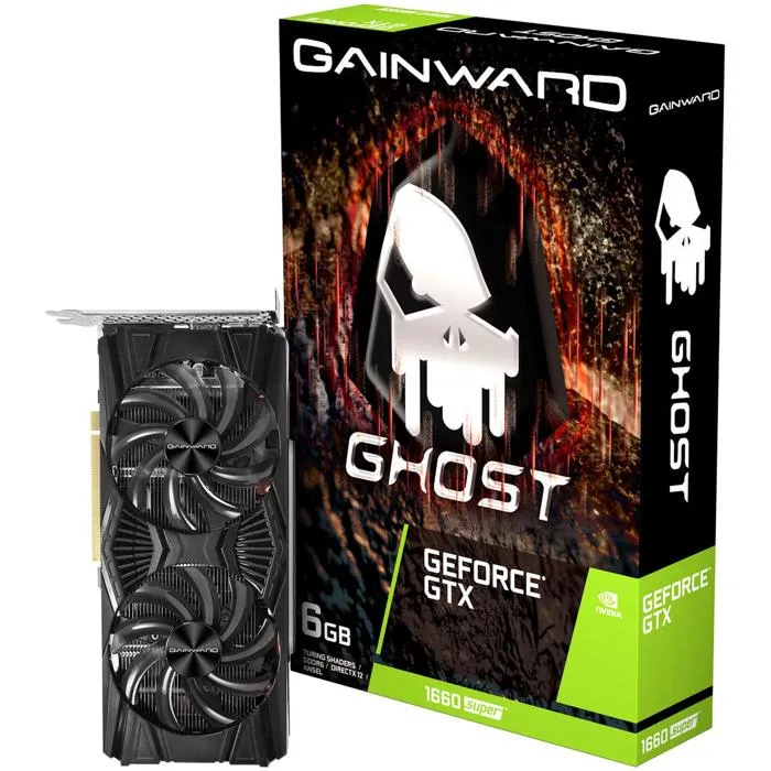 Carte graphique - Gainward - GeForce GTX 1660 SUPER - 6 Go GDDR6 - 1530 MHz - Ventilateur Reconditionné - 129,90 € Carte graphique - Gainward - GeForce GTX 1660 SUPER - 6 Go GDDR6 - 1530 MHz - Ventilateur Reconditionné Gainward reconditionné disponible sur Cdiscount Seconde Vie