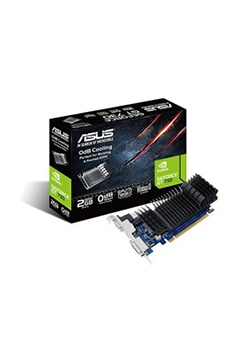 Carte Graphique GeForce GT 730 GT730-SL-2GD5-BRK 2Go 4K UHD GDDR5 PCI-Express x8 Noir Bon état Asus reconditionné disponible sur Darty