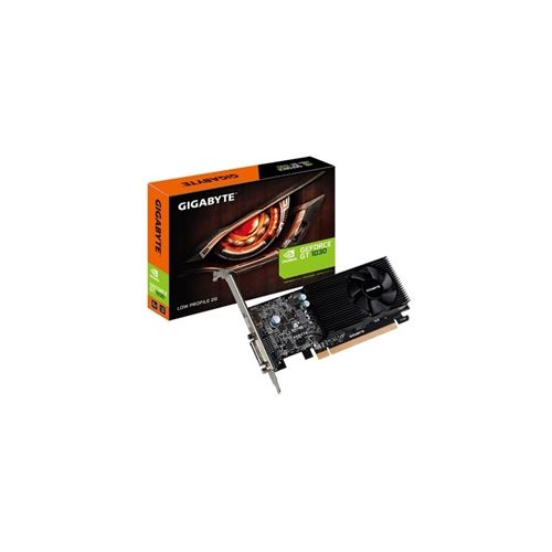 Carte Graphique Gigabyte ITGPE50507 GV-N1030D5-2GL VGA NVIDIA GeForce GT 1030 LP  1257 MHz 1506 MHz État correct Gigabyte reconditionné disponible sur Fnac