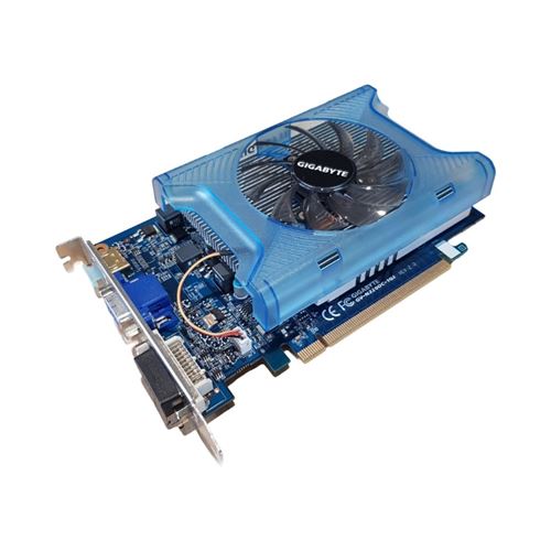 Carte graphique GIGABYTE Nvidia GeForce GT 220 1Go GDDR3 PCI-e HDMI DVI VGA État correct N/A reconditionné disponible sur Fnac