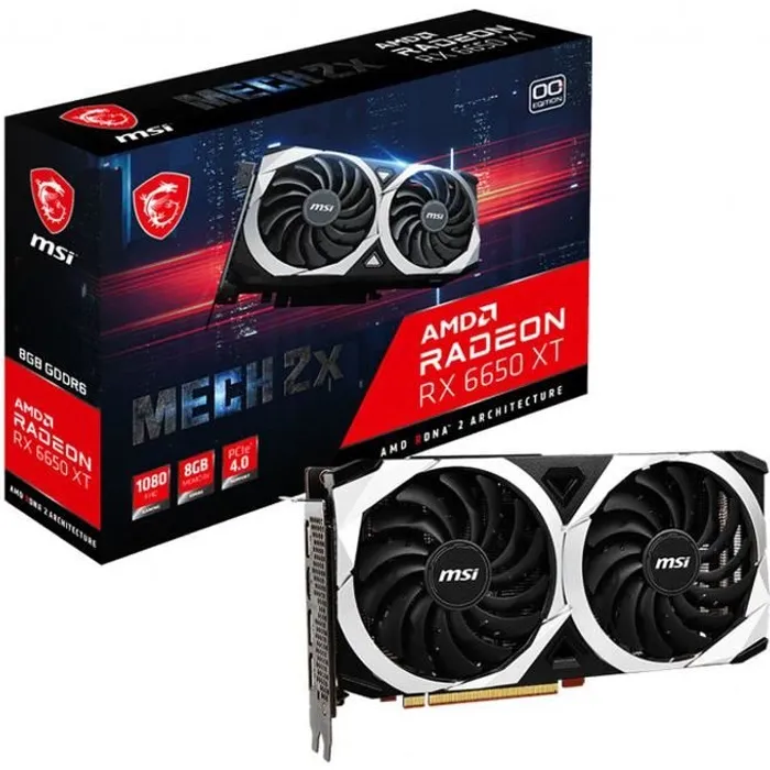 Carte Graphique MSI Radeon RX 6650 XT MECH 2X 8Go OC Reconditionné - 299,00 € Carte Graphique MSI Radeon RX 6650 XT MECH 2X 8Go OC Reconditionné Advanced Micro Devices reconditionné disponible sur Cdiscount Seconde Vie