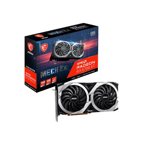 Carte graphique MSI Radeon RX 6700 XT MECH 2X 12G OC AMD 12 Go GDDR6 État correct N/A reconditionné disponible sur Fnac