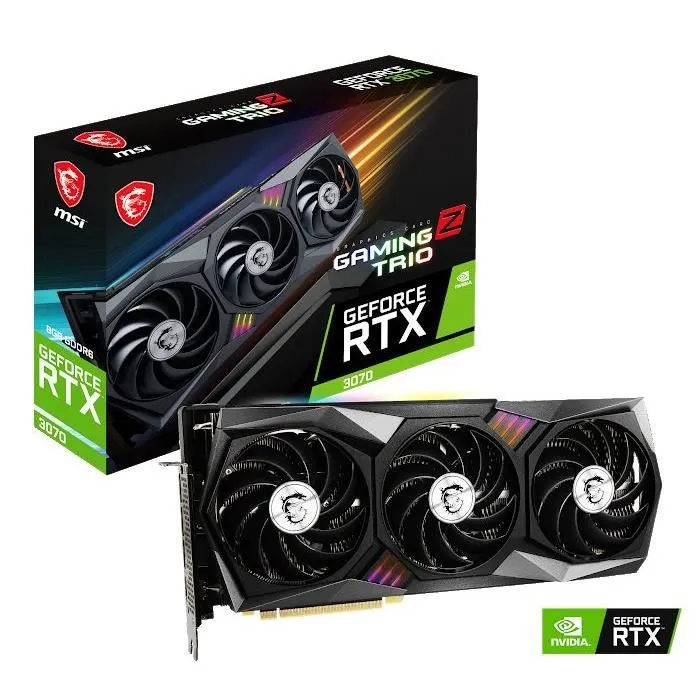 Acheter Carte Graphique - MSI - RTX 3070 GAMING Z TRIO 8G LHR - (912-V390-264) Reconditionné - 399,99 € Carte Graphique - MSI - RTX 3070 GAMING Z TRIO 8G LHR - (912-V390-264) Reconditionné MSI reconditionné disponible sur Cdiscount Seconde Vie