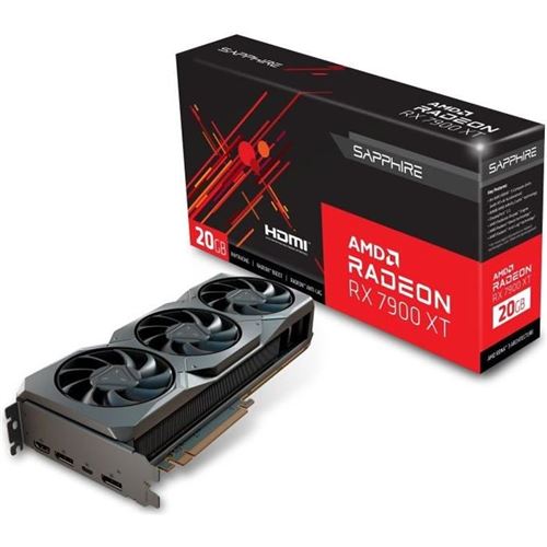 Carte Graphique Sapphire pulse AMD RADEON™ RX 7900 XT Gaming OC 20GB GDDR6 État correct N/A reconditionné disponible sur Fnac