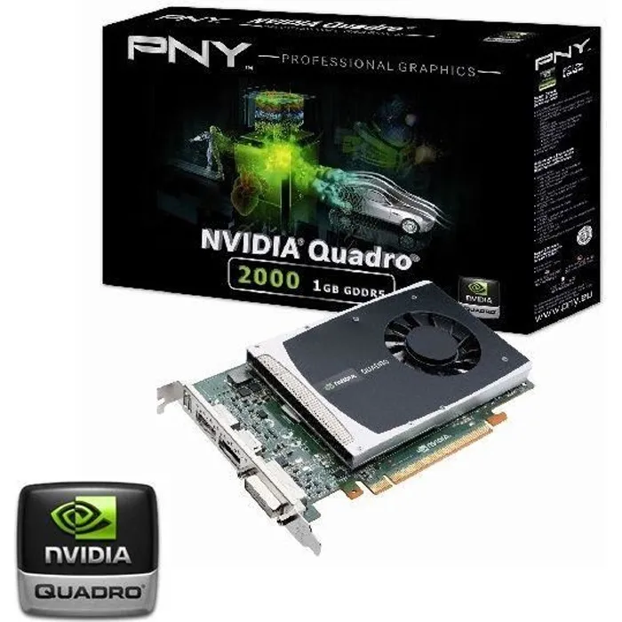 Carte graphique - WOFALO - Quadro 2000 - 1 Go GDDR5 - PCIe 2.0 x16 - 1x DVI-I2x DP Reconditionné N/A reconditionné disponible sur Cdiscount Seconde Vie