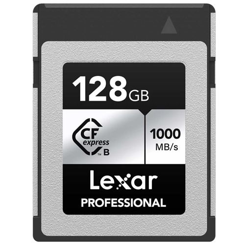 Carte mémoire CFexpress Lexar Professional type B 128 Go Argent État correct Lexar reconditionné disponible sur Fnac