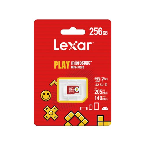 Carte mémoire Lexar microSDXC™ UHS-I Cards Play 256 Go Rouge État correct Lexar reconditionné disponible sur Fnac | Dero