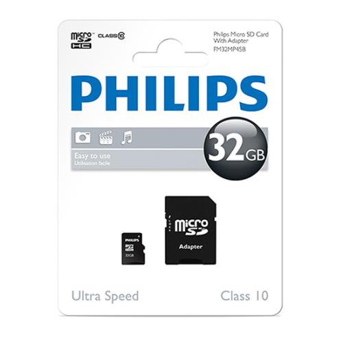 Carte Mémoire Micro SD Philips Class 10 32 Go État correct Philips reconditionné disponible sur Fnac