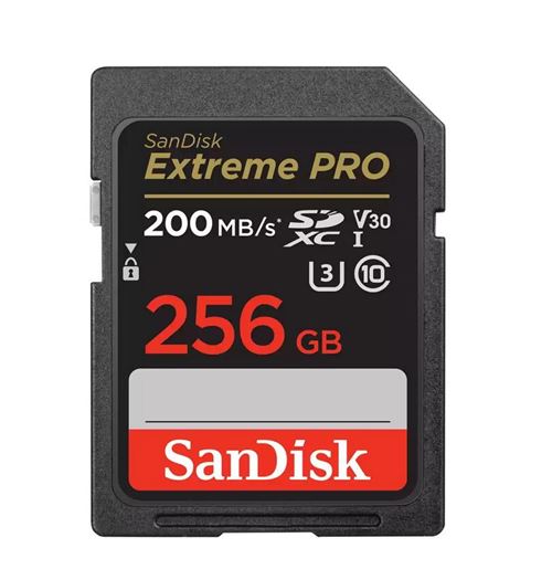 Carte mémoire SD SanDisk Extreme Pro SDXC UHS-I U3 Class10 256 Go État correct - 116,99 € Carte mémoire SD SanDisk Extreme Pro SDXC UHS-I U3 Class10 256 Go État correct SanDisk reconditionné disponible sur Fnac