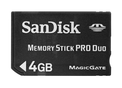 Carte Memory Stick Pro Duo SanDisk 4 Go État correct SanDisk reconditionné disponible sur Fnac