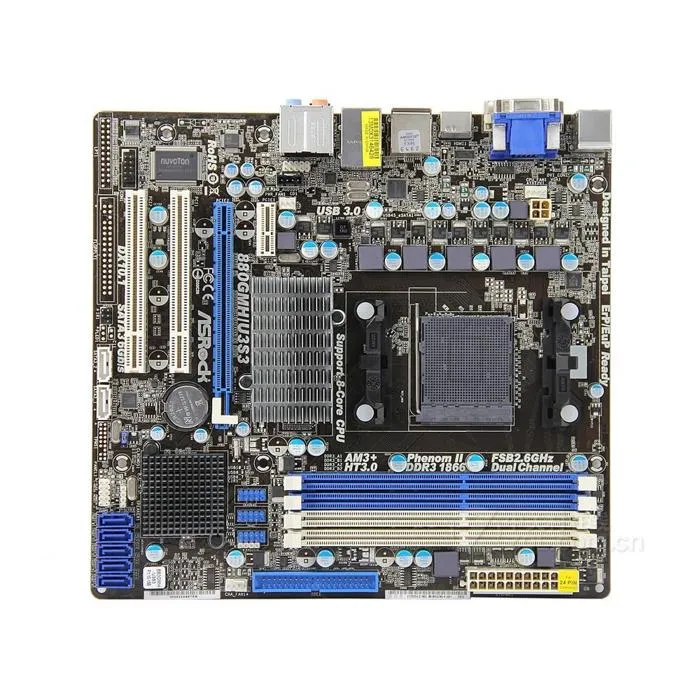 Carte mère ASRock 880GMH/USB3 AMD 880G Socket AM3 4xDDR3 16GB Micro ATX Reconditionné ASRock reconditionné disponible sur Cdiscount Seconde Vie