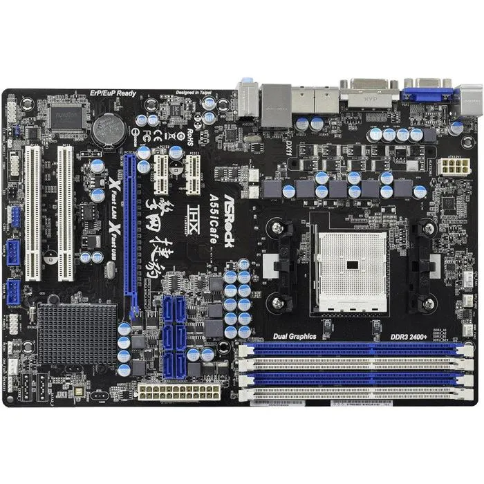 Carte mère ASRock A55iCafe AMD A55 Socket FM1 4xDDR3 32GB ATX Reconditionné - 63,48 € Carte mère ASRock A55iCafe AMD A55 Socket FM1 4xDDR3 32GB ATX Reconditionné ASRock reconditionné disponible sur Cdiscount Seconde Vie