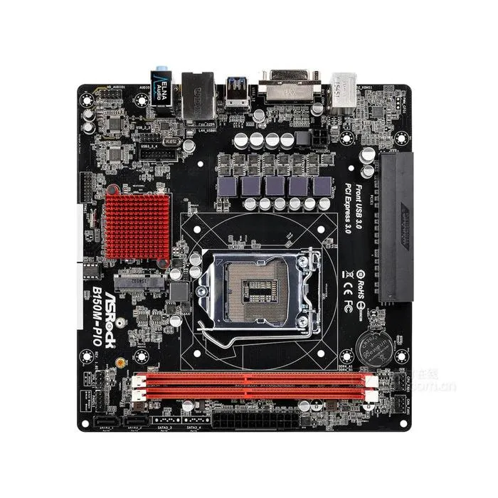 Carte mère ASRock B150M-PIO Intel B150 LGA 1151 2xDDR4 32GB Micro ATX Reconditionné ASRock reconditionné disponible sur Cdiscount Seconde Vie