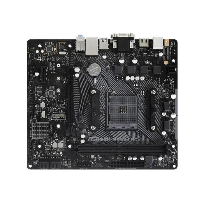 Carte mère ASRock B550M-HDV AMD B550 Socket AM4 2xDDR4 64GB Micro ATX Reconditionné - 173,88 € Carte mère ASRock B550M-HDV AMD B550 Socket AM4 2xDDR4 64GB Micro ATX Reconditionné ASRock reconditionné disponible sur Cdiscount Seconde Vie