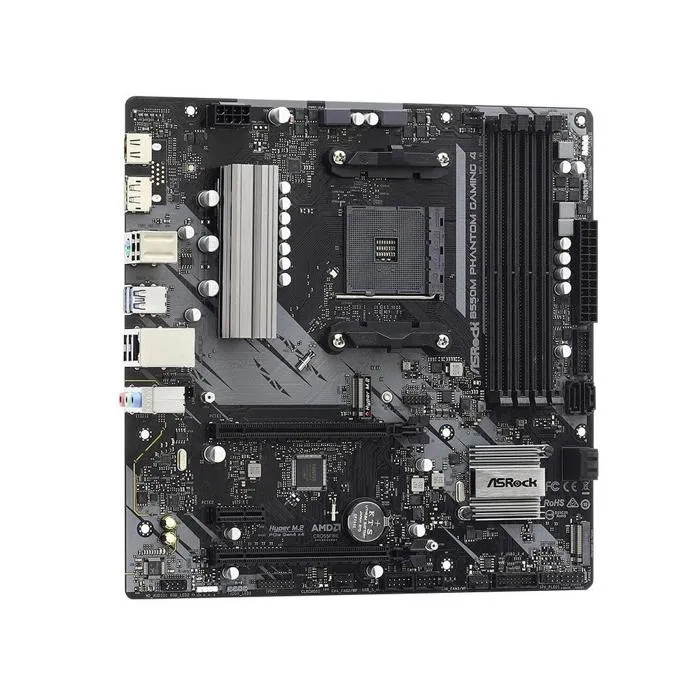 Carte mère ASRock B550M Phantom Gaming 4 AMD B550 Socket AM4 4xDDR4 128GB Micro ATX Reconditionné ASRock reconditionné disponible sur Cdiscount Seconde Vie
