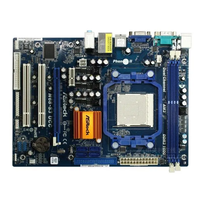 Carte mère ASRock N68-S3 UCC NVIDIA GeForce 7025 Socket AM2/AM2+/AM3 2xDDR3 8GB Micro ATX Reconditionné reconditionné disponible sur Cdiscount Seconde Vie