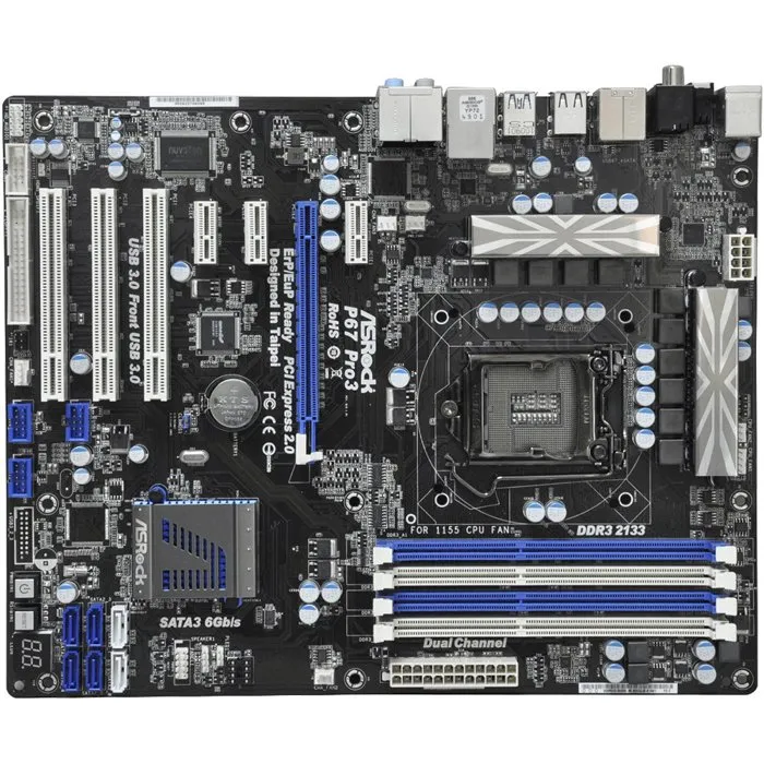 Carte mère ASRock P67 Pro3 Intel P67 LGA 1155 4xDDR3 32GB ATX Reconditionné - 91,08 € Carte mère ASRock P67 Pro3 Intel P67 LGA 1155 4xDDR3 32GB ATX Reconditionné ASRock reconditionné disponible sur Cdiscount Seconde Vie