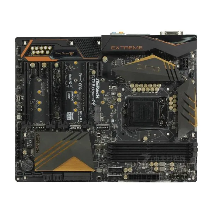 Carte mère ASRock Z170 Extreme7+ Intel Z170 LGA 1151 4xDDR4 64GB ATX Reconditionné - 184,92 € Carte mère ASRock Z170 Extreme7+ Intel Z170 LGA 1151 4xDDR4 64GB ATX Reconditionné ASRock reconditionné disponible sur Cdiscount Seconde Vie
