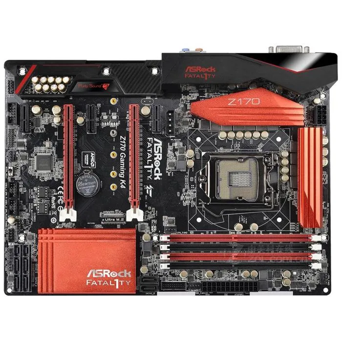 Carte mère ASRock Z170 Gaming K4 Intel Z170 LGA 1151 4xDDR4 64GB ATX Reconditionné - 111,00 € Carte mère ASRock Z170 Gaming K4 Intel Z170 LGA 1151 4xDDR4 64GB ATX Reconditionné ASRock reconditionné disponible sur Cdiscount Seconde Vie | Dero