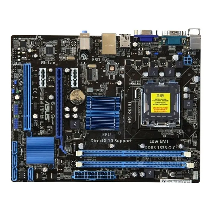 Carte mère ASUS P5G41T-M LX3 Intel G41 LGA 775 2xDDR3 8GB Micro ATX Reconditionné Asus reconditionné disponible sur Cdiscount Seconde Vie