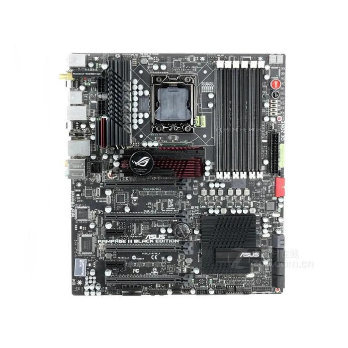 Carte mère ASUS Rampage III Black Edition Intel X58 LGA 1366 6xDDR3 48GB E-ATX Reconditionné Asus reconditionné disponible sur Cdiscount Seconde Vie