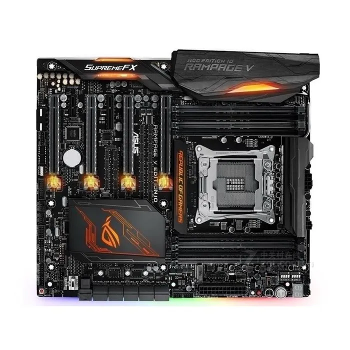 Carte mère ASUS ROG RAMPAGE V EDITION 10 Intel X99 LGA 2011-V3 8xDDR4 128GB E-ATX Reconditionné Asus reconditionné disponible sur Cdiscount Seconde Vie