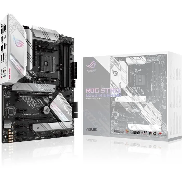 Carte Mère - ASUS - ROG STRIX B550-A GAMING Reconditionné - 151,99 € Carte Mère - ASUS - ROG STRIX B550-A GAMING Reconditionné Asus reconditionné disponible sur Cdiscount Seconde Vie