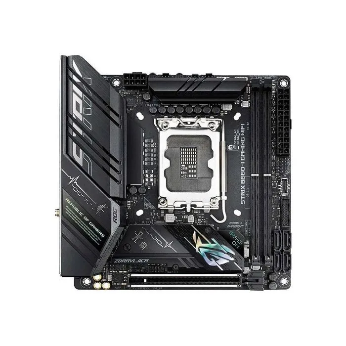 Carte mère ASUS ROG STRIX B660-I GAMING WIFI Intel B660 LGA 1700 2xDDR5 96GB Mini-ITX Reconditionné Asus reconditionné disponible sur Cdiscount Seconde Vie