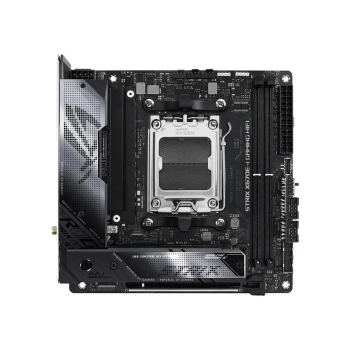 Carte mère ASUS ROG STRIX X670E-I GAMING WIFI AMD X670 Socket AM5 2xDDR5 96GB Mini-ITX Reconditionné Asus reconditionné disponible sur Cdiscount Seconde Vie