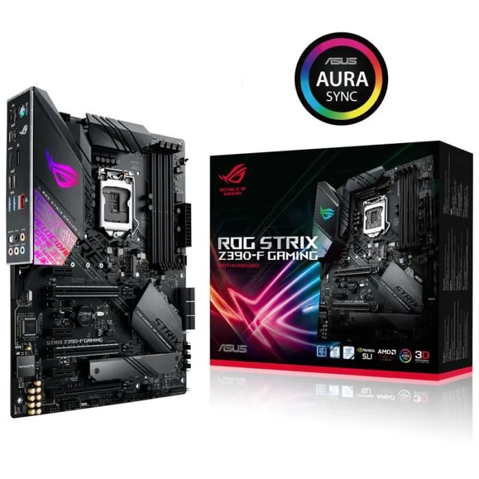 Carte mère ASUS STRIX Z390-F Gaming (ROG STRIX Z390-F GAMING) Reconditionné - 187,11 € Carte mère ASUS STRIX Z390-F Gaming (ROG STRIX Z390-F GAMING) Reconditionné Asus reconditionné disponible sur Cdiscount Seconde Vie