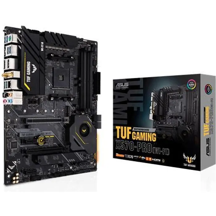 Carte mère - ASUS - TUF Gaming X570-Pro WiFi - 128 Go RAM - Socket AM4 - PCIe 4.0 Reconditionné - 216,81 € Carte mère - ASUS - TUF Gaming X570-Pro WiFi - 128 Go RAM - Socket AM4 - PCIe 4.0 Reconditionné Asus reconditionné disponible sur Cdiscount Seconde Vie | Dero