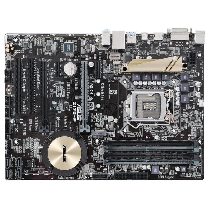 Carte mère ASUS Z170-P Intel Z170 LGA 1151 4xDDR4 64GB ATX Reconditionné Asus reconditionné disponible sur Cdiscount Seconde Vie