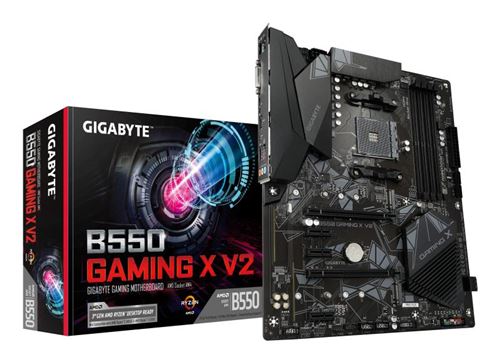 Carte mère Gigabyte B550 GAMING X V2 ATX Socket AM4 Chipset AMD B550 État correct Gigabyte reconditionné disponible sur Fnac
