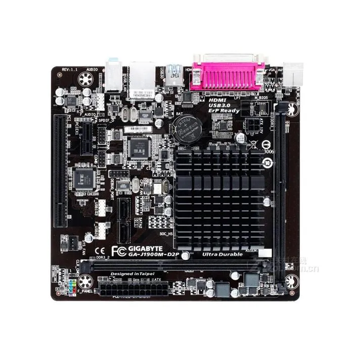 Carte mère GIGABYTE J1900M-D2P  2xDDR3 SDRAM 8GB Micro ATX Reconditionné Gigabyte reconditionné disponible sur Cdiscount Seconde Vie