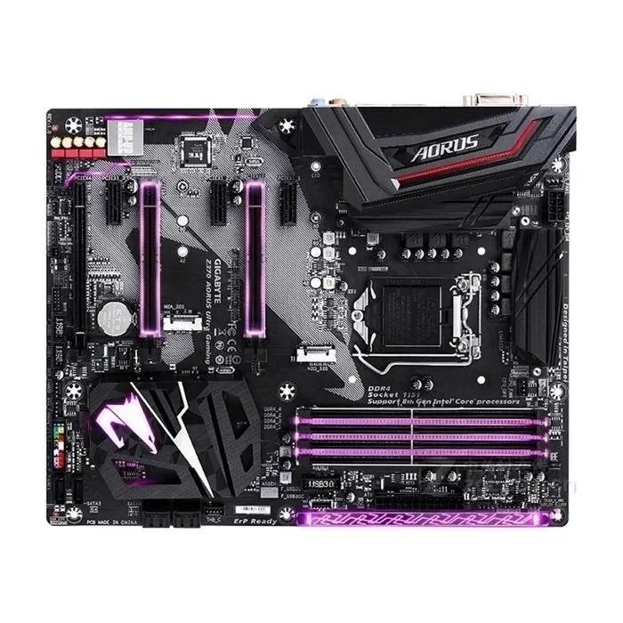 Carte mère GIGABYTE Z370 AORUS Ultra Gaming Intel Z370 Socket LGA1151 4xDDR4 SDRAM 64GB ATX Reconditionné Gigabyte reconditionné disponible sur Cdiscount Seconde Vie | Dero