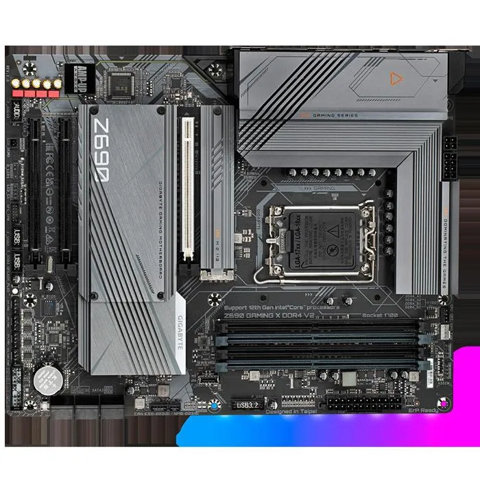 Carte mère GIGABYTE Z690 GAMING X DDR4 SDRAM V2 Intel Z690 Socket LGA1700 4xDDR4 SDRAM 128GB ATX Reconditionné Gigabyte reconditionné disponible sur Cdiscount Seconde Vie