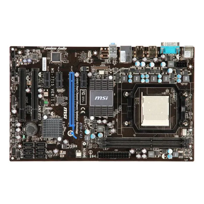 Carte mère MSI 870-C43 AMD 870 Socket AM3 2xDDR3 SDRAM 8 Go ATX Reconditionné MSI reconditionné disponible sur Cdiscount Seconde Vie