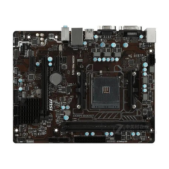 Carte mère MSI A320M PRO-VD/S AMD A320 Socket AM4 2xDDR4 SDRAM 32 Go Micro ATX Reconditionné MSI reconditionné disponible sur Cdiscount Seconde Vie