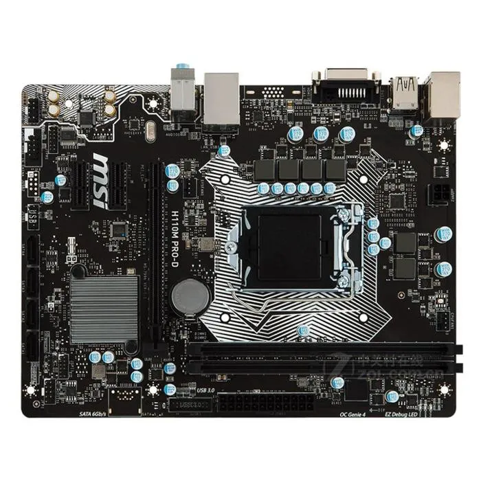 Carte mère MSI H110M PRO-D Intel H110 LGA 1151 2xDDR4 SDRAM 32 Go Micro ATX Reconditionné MSI reconditionné disponible sur Cdiscount Seconde Vie