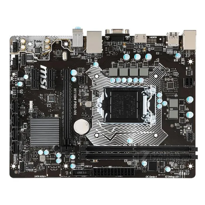 Carte mère MSI H110M PRO-VH Intel H110 LGA 1151 2xDDR4 SDRAM 32 Go Micro ATX Reconditionné MSI reconditionné disponible sur Cdiscount Seconde Vie