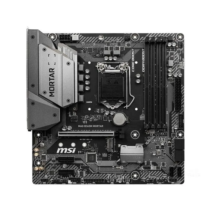 Carte mère MSI MAG B365M MORTAR Intel B365 LGA 1151 4xDDR4 SDRAM 64 Go Micro ATX Reconditionné - 114,00 € Carte mère MSI MAG B365M MORTAR Intel B365 LGA 1151 4xDDR4 SDRAM 64 Go Micro ATX Reconditionné MSI reconditionné disponible sur Cdiscount Seconde Vie