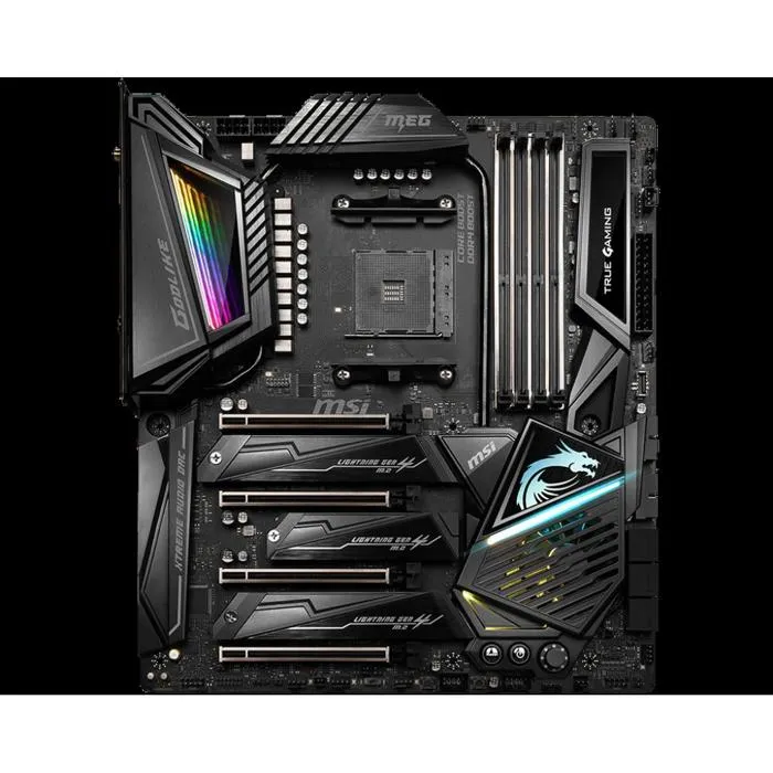 Carte mère MSI MEG X570 GODLIKE AMD X570 Socket AM4 4xDDR4 SDRAM 128 Go E-ATX Reconditionné - 489,00 € Carte mère MSI MEG X570 GODLIKE AMD X570 Socket AM4 4xDDR4 SDRAM 128 Go E-ATX Reconditionné MSI reconditionné disponible sur Cdiscount Seconde Vie