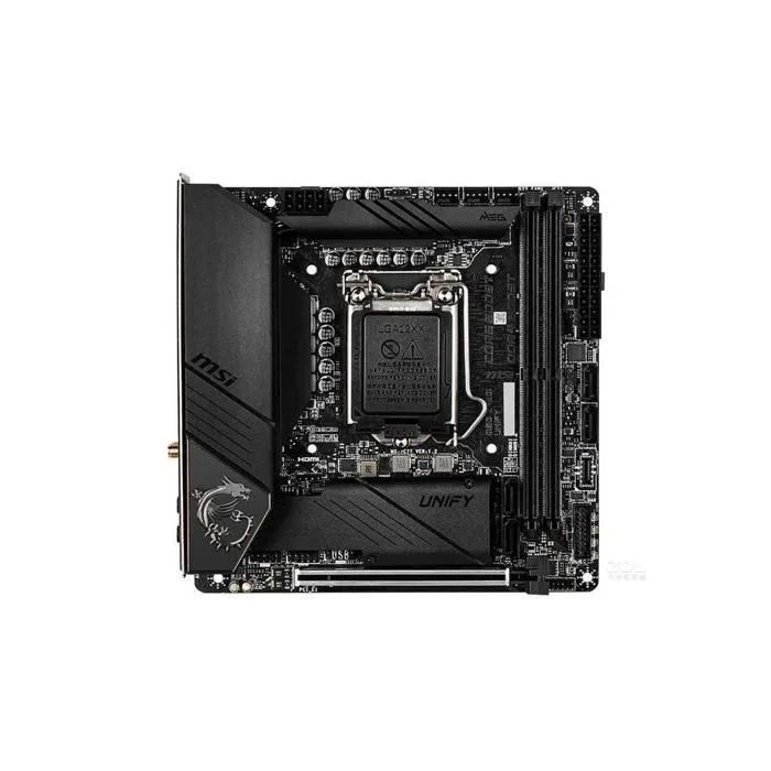 Carte mère MSI MEG Z490I UNIFY Intel Z490 LGA 1200 2xDDR4 SDRAM 64 Go Mini ITX Reconditionné - 285,00 € Carte mère MSI MEG Z490I UNIFY Intel Z490 LGA 1200 2xDDR4 SDRAM 64 Go Mini ITX Reconditionné MSI reconditionné disponible sur Cdiscount Seconde Vie