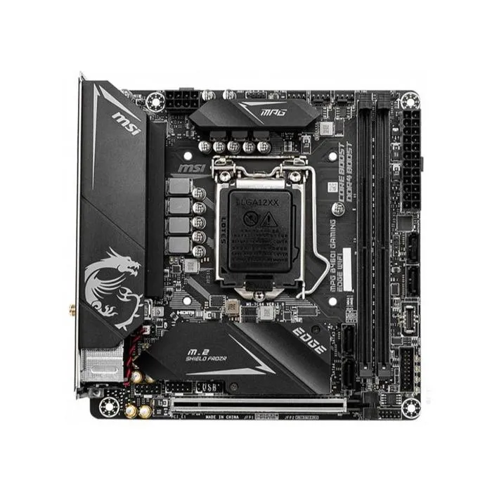Carte mère MSI MPG B460I GAMING EDGE WIFI Intel B460 LGA 1200 2xDDR4 SDRAM 64 Go Mini ITX Reconditionné - 222,00 € Carte mère MSI MPG B460I GAMING EDGE WIFI Intel B460 LGA 1200 2xDDR4 SDRAM 64 Go Mini ITX Reconditionné MSI reconditionné disponible sur Cdiscount Seconde Vie